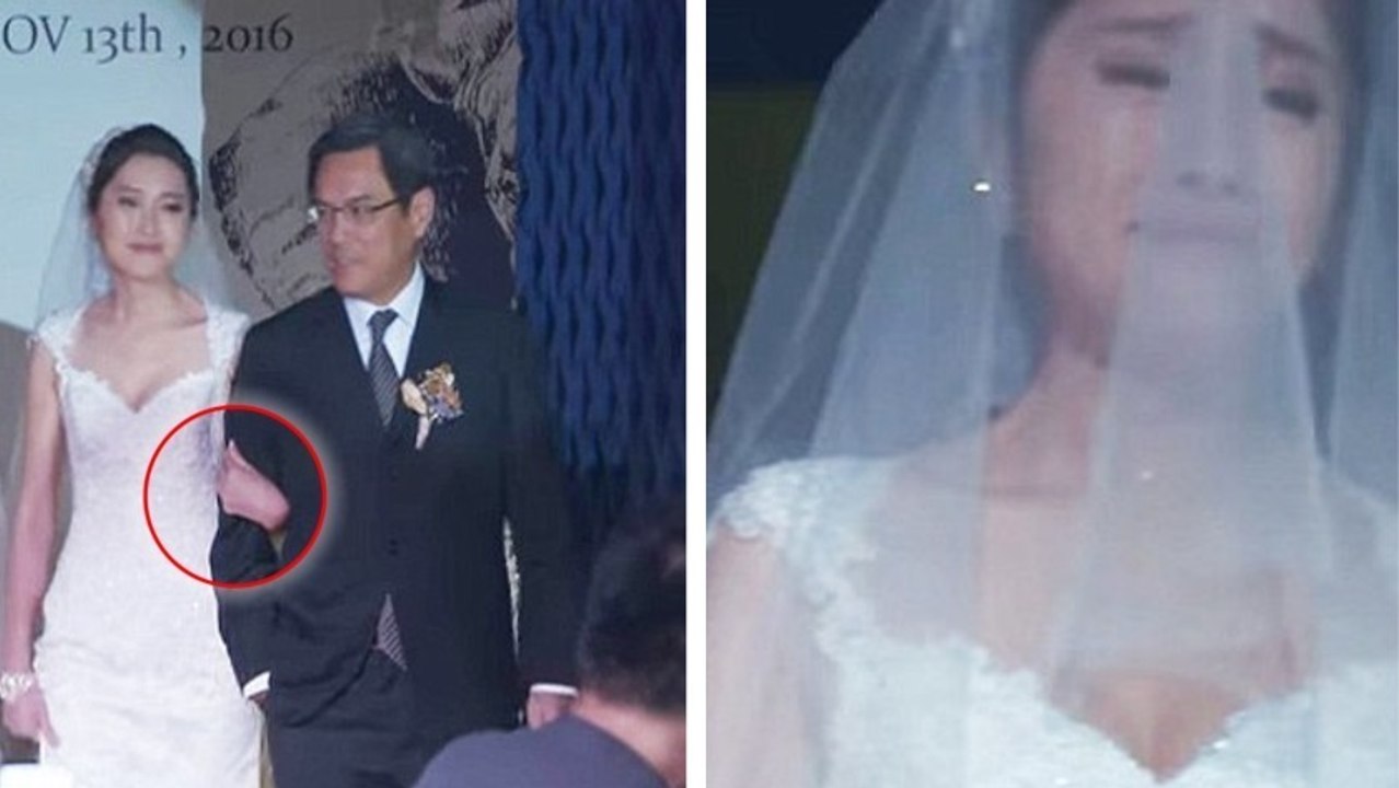 Diese Braut ging am Arm ihres Chefs zum Altar, weil ihr Vater ihre Ehe nicht akzeptiert
