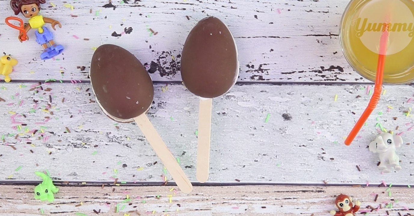 Rezept: Ü-Eier als Eis am Stiel