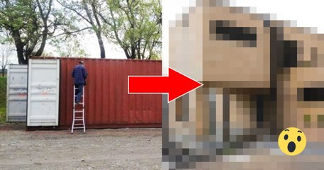 In einer Villa aus Containern zu wohnen, kann funktionieren!