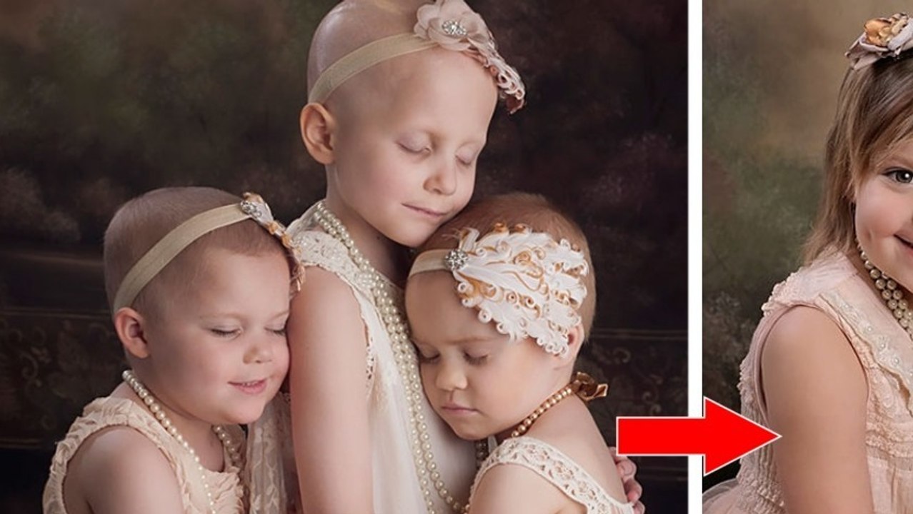 Lora Scantling: Sie fotografiert drei junge Mädchen mit Krebs ... und trifft sie 3 Jahre später wieder!