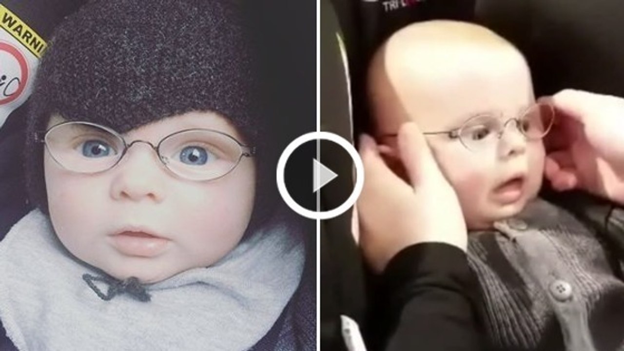 Der kleine Emil kann nicht richtig sehen. Jetzt bekommt er seine erste Brille. Seine Reaktion als er seine Eltern sieht, ist einfach magisch!