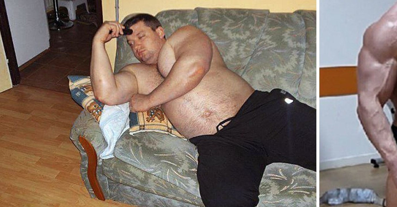 Seine Freundin verlässt ihn, weil er zu dick ist. Daraufhin verändert er sein Leben von Grund auf! SO sieht er heute aus!