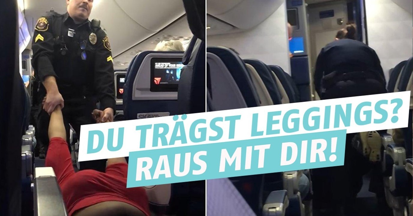 Warum du im Flugzeug keine Leggings tragen solltest!