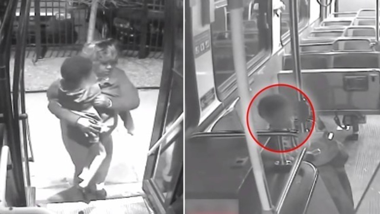 Eine Busfahrerin rettet einen kleinen Jungen, der nachts allein in der Kälte umherirrt