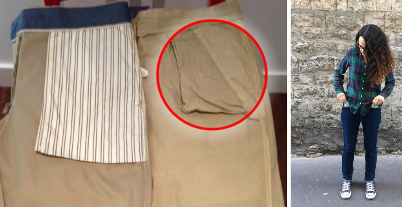 Aus diesem Grund haben Frauen kleinere Hosentaschen als Männer! Wir finden das gemein!