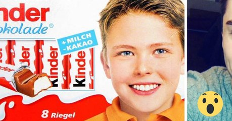 So sieht das Gesicht der Kinder-Schokolade heute aus. Wir sind verzaubert!