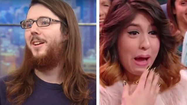 Nach einem Umstyling erkennt diese junge Frau ihren Freund nicht wieder