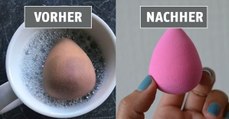 Ein genialer Tipp und dein Beauty Blender ist in einer Minute sauber!