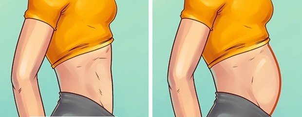 Fünf Bauchtypen bedeuten, dass du gar kein Übergewicht hast!