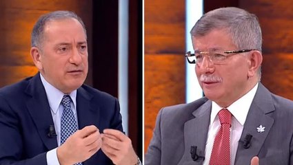 Fatih Altaylı'dan canlı yayında Davutoğlu'na "Egolusunuz" eleştirisi! Ne diyeceğini şaşırdı
