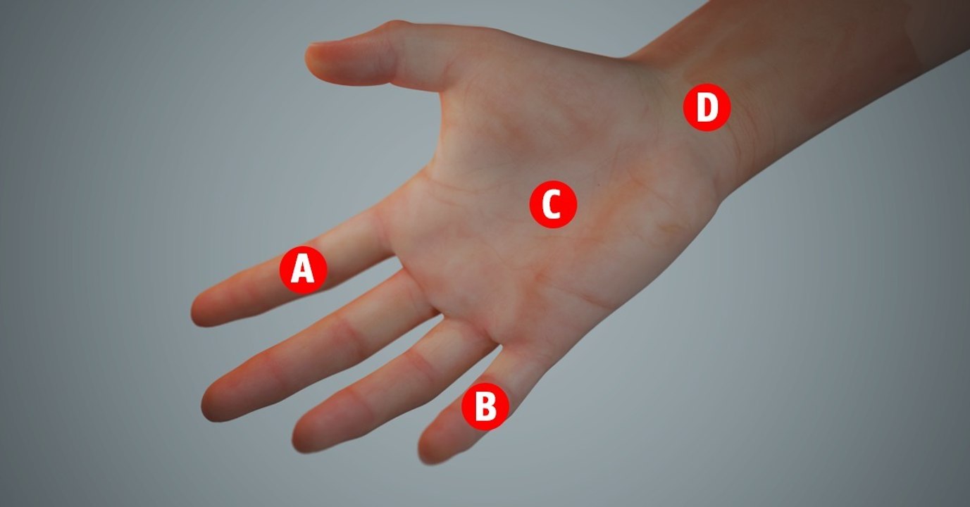 Kribbeln oder wund an diesen Stellen an der Hand? Das sagt es über deine Gesundheit aus!