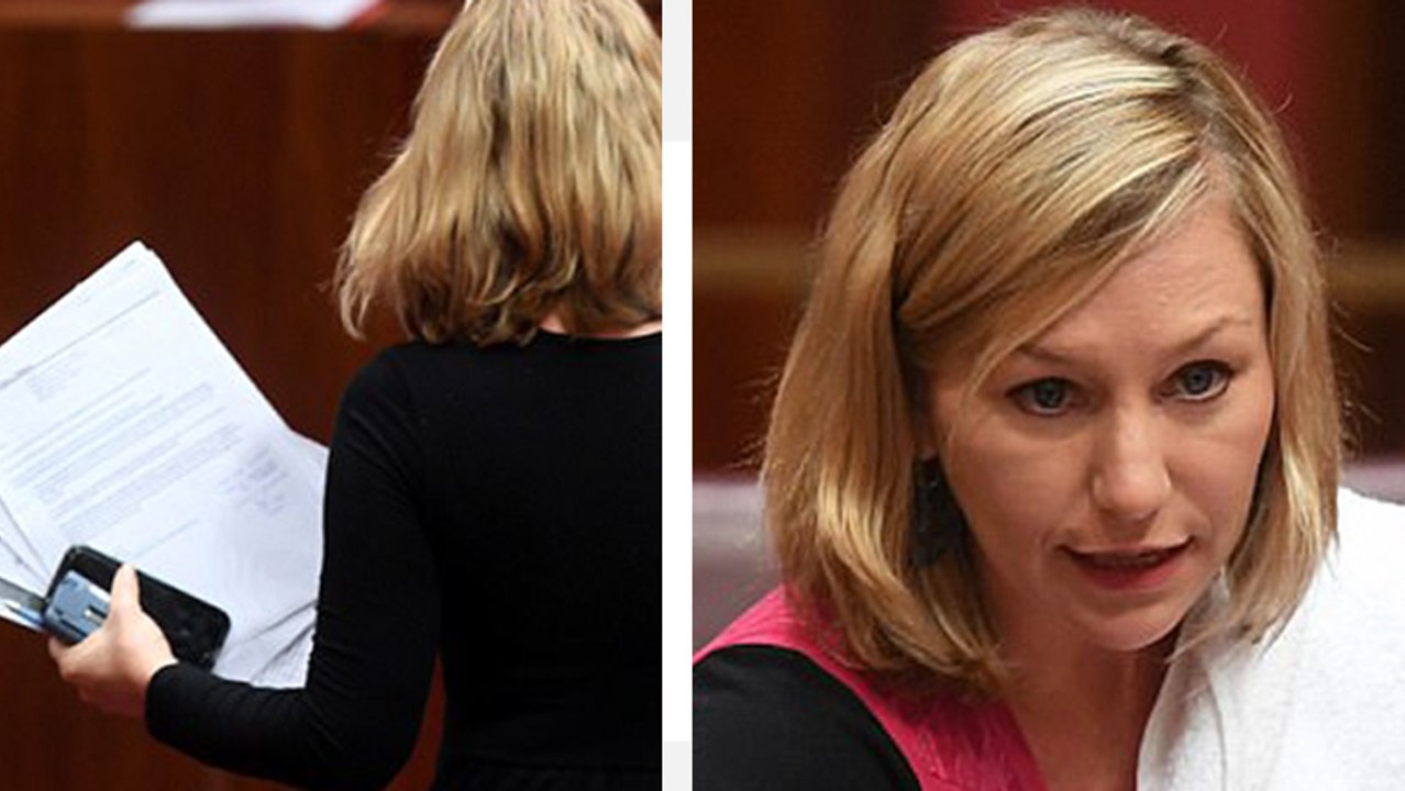 Larissa Waters: Sie stillt ihr Baby während ihrer Rede vor dem australischen Parlament