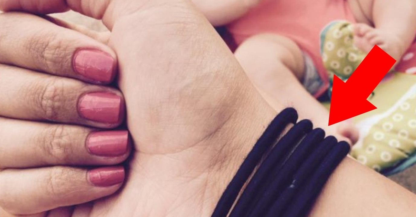 5 Gummis am Handgelenk: Der erstaunliche Trick einer Mutter, um immer die Ruhe zu bewahren