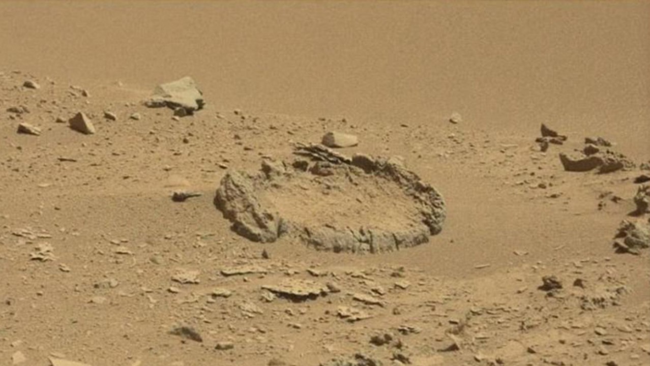 Seltsame kreisformen wurden auf dem mars von der nasa entdeckt
