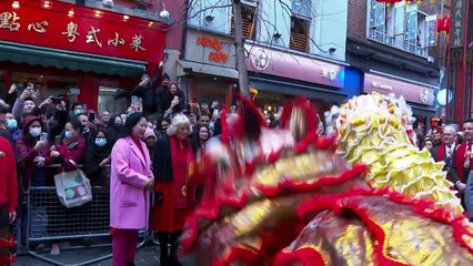 Prince Charles and Camilla bring in the Chinese New Year