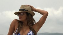 Eva Longoria hat einige Kilo zugenommen! Mit Freude zeigt sie sich im Bikini am Strand!