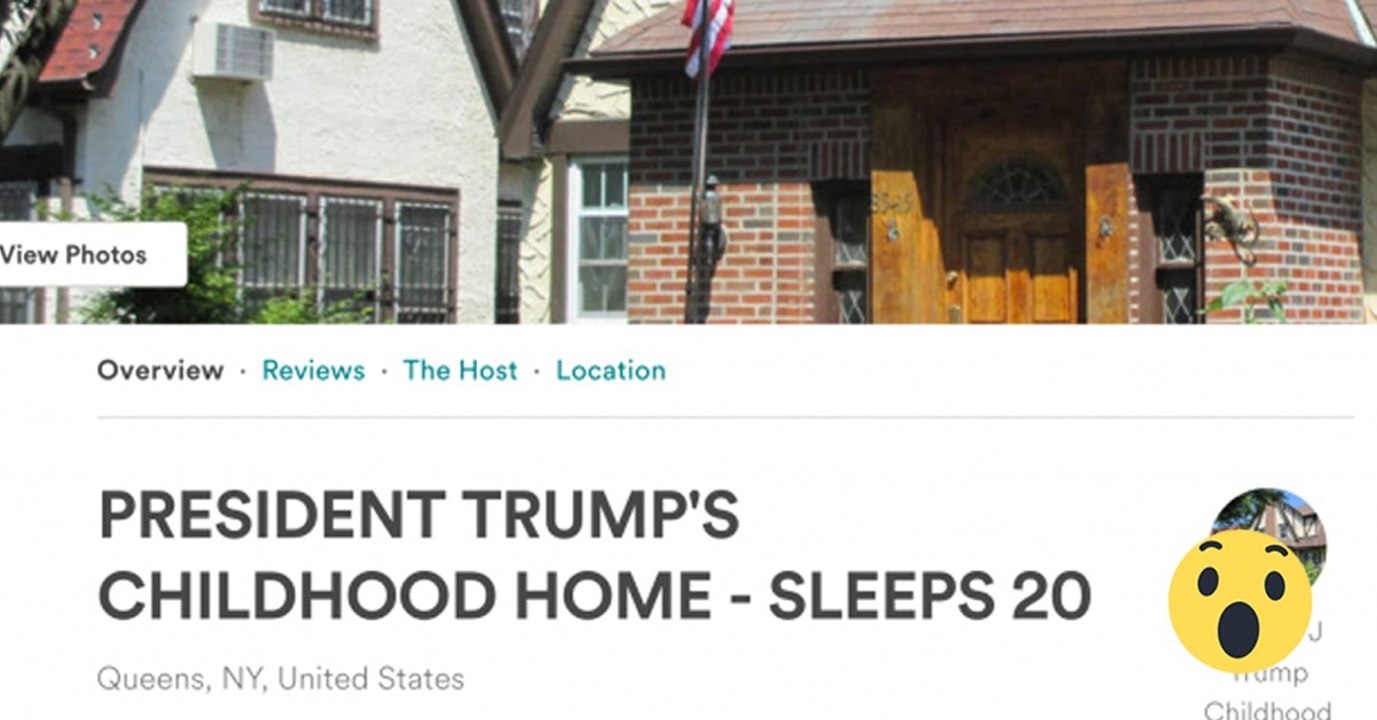 Urlaub in Trumps Elternhaus. Im Wohnzimmer kommt der Schock!