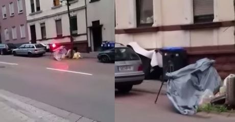 Ein Saarländer filmt diesen versteckten Blitzer in einer neuen 30er Zone. Seine Kommentare sind zum Brüllen!