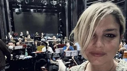 Emma Marrone non trattiene l'emozione prima di Sanremo 2022 Non ricordo come si fa per dormire At