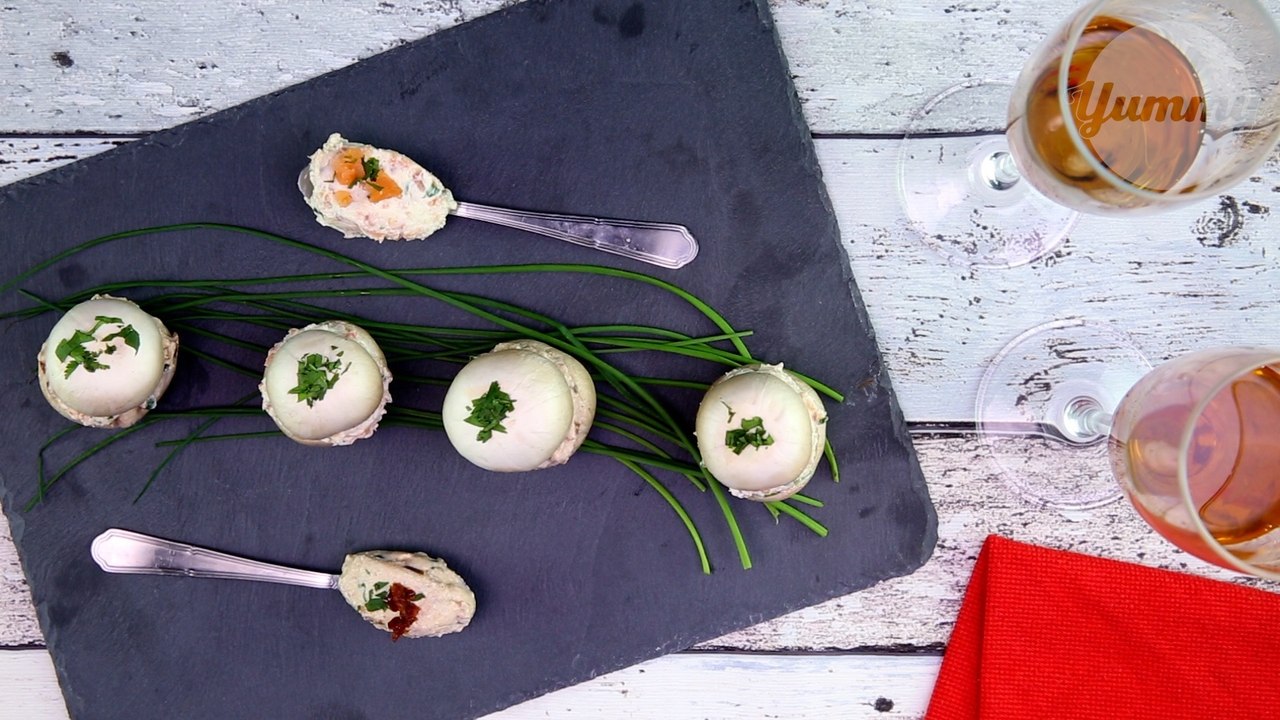 Rezept: Champignon-Makronen... nicht nur ein Augenschmaus!