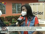 Ministerio de Educación entregó electrodomésticos al personal de IPASME en Monagas