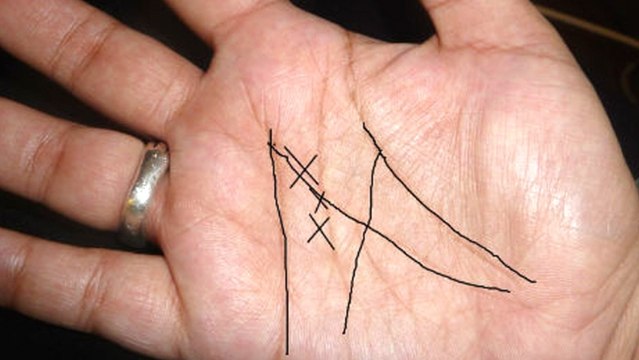 Wenn ihr den Buchstaben M auf eurer Handfläche erkennen könnt, bedeutet das etwas Besonderes