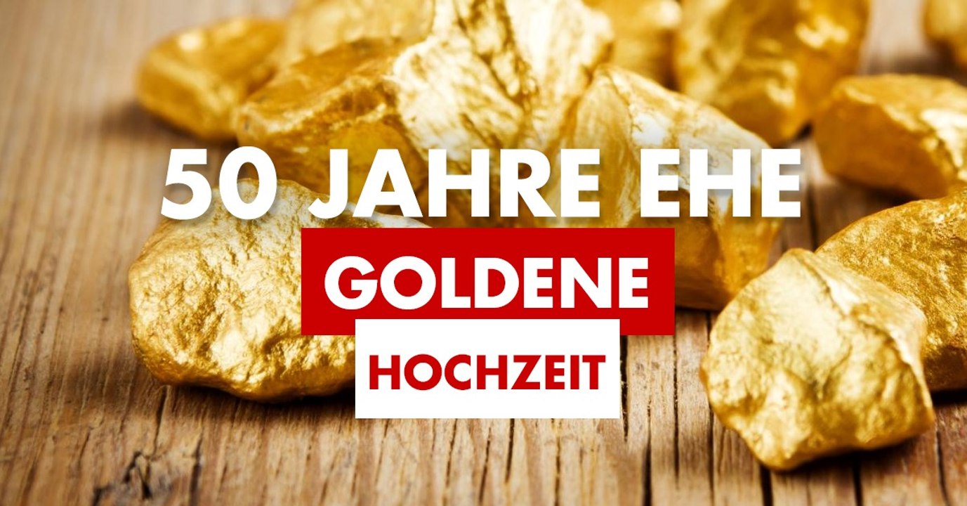 50. Hochzeitstag / Goldene Hochzeit: Geschenkidee, Feier, Bedeutung