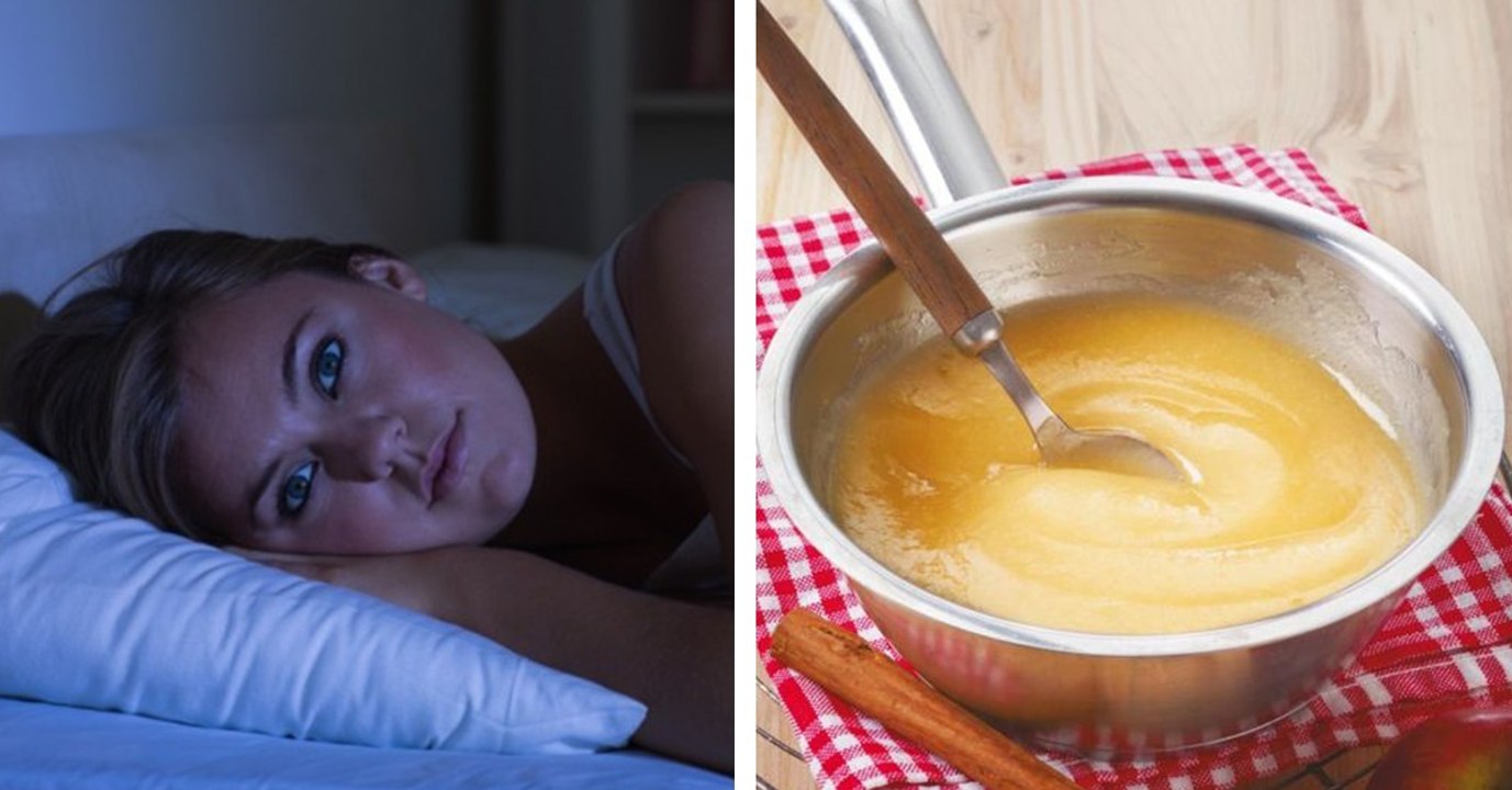 Immer mehr Deutsche essen einen Löffel Apfelmus vor dem Schlafengehen. Erfahre warum!