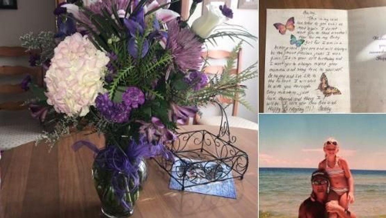 Baileys Vater ist 2012 gestorben. Seitdem schickt er ihr jedes Jahr Blumen zum Geburtstag