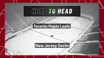 New Jersey Devils vs Toronto Maple Leafs: First Period Moneyline