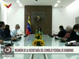 Vicepresidenta Delcy Rodríguez encabeza reunión de la Secretaria del Consejo Federal de Gobierno