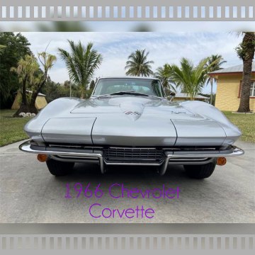 1966 Chevrolet Corvette . Classic cars