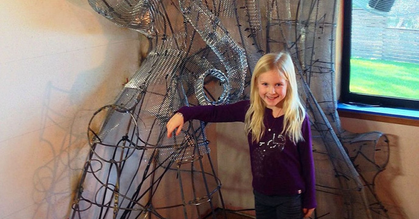 Vater baut 1,5 Jahre im Kinderzimmer seiner Tochter. Das Ergebnis ist wie von einer anderen Welt.