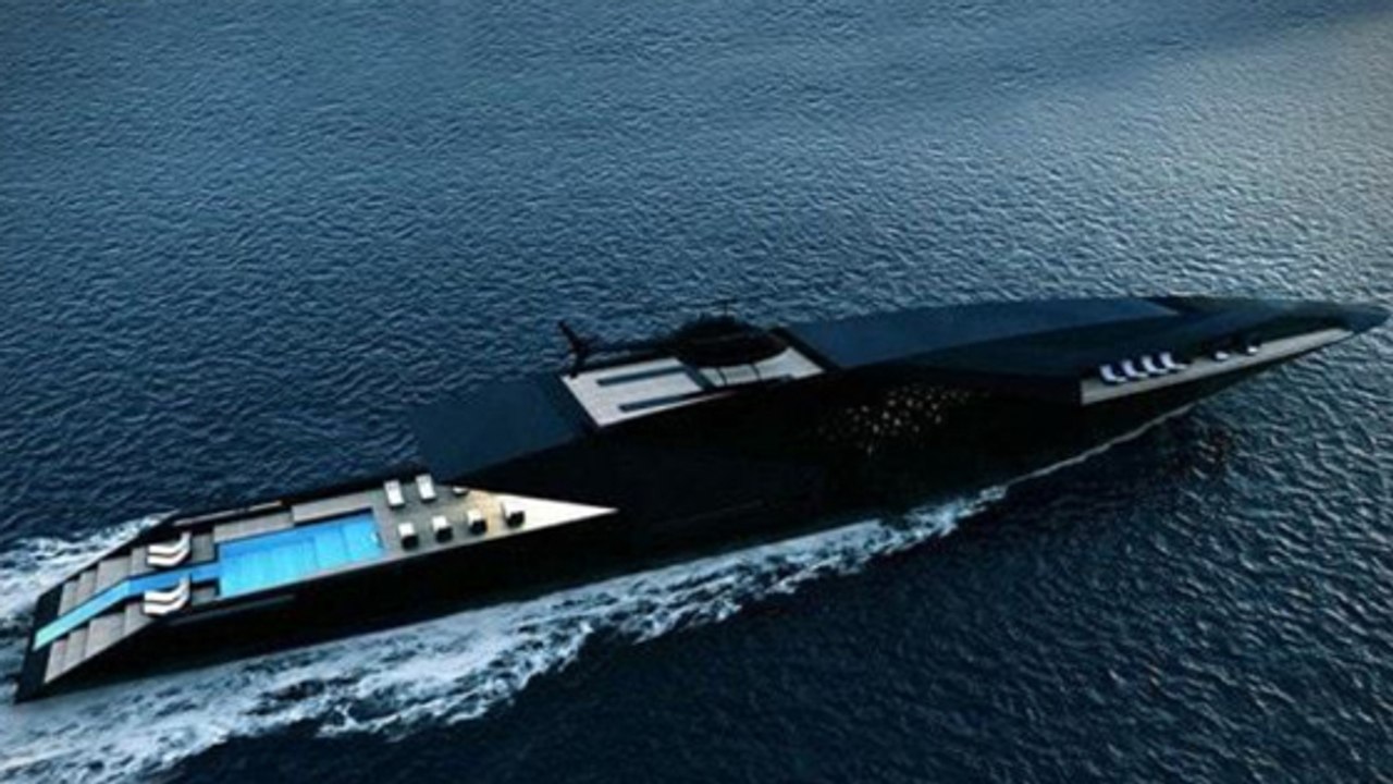 Black Swan, die Luxus-Super-Yacht, ist ein wahres Traum-Schiff