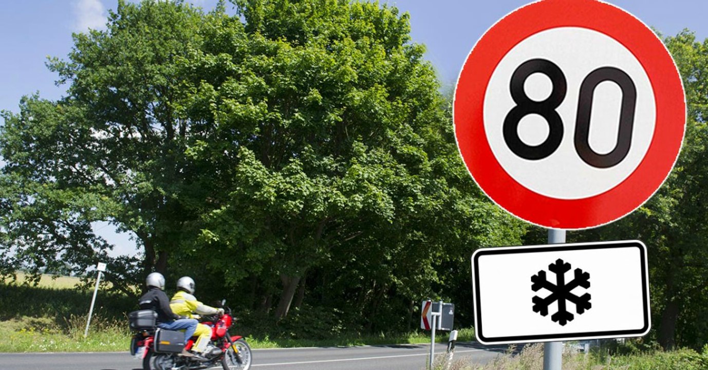 Geschwindigkeitsbegrenzung mit Schneeflocke: Wie schnell darf man wirklich fahren?