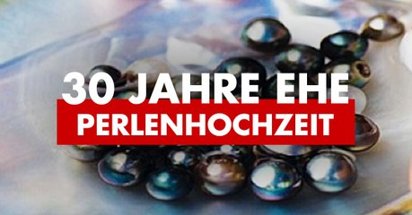 30. Hochzeitstag / Perlenhochzeit: Geschenkidee, Feier, Bedeutung