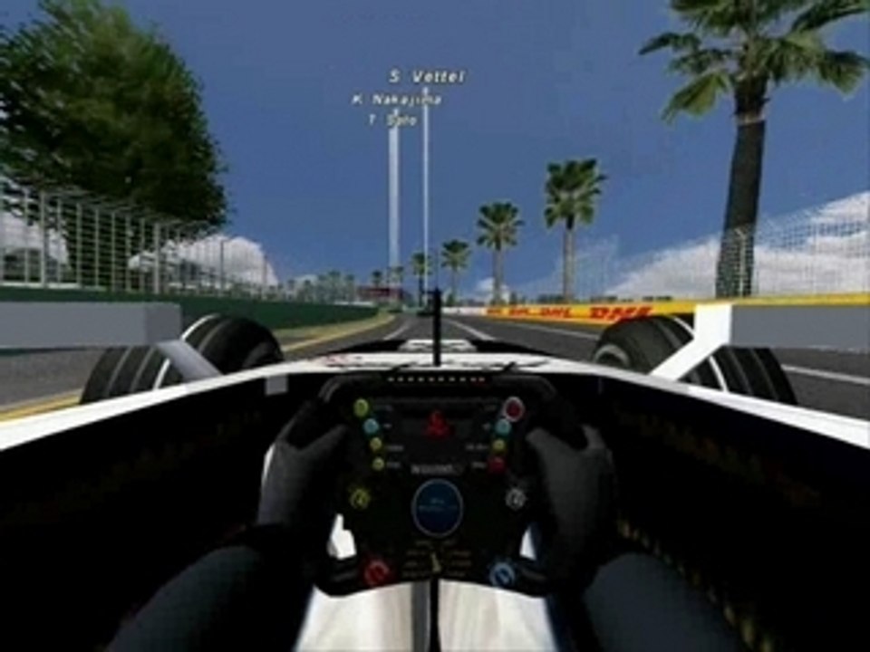 rFactor - MOD F1RFT08 premiers tours de roue