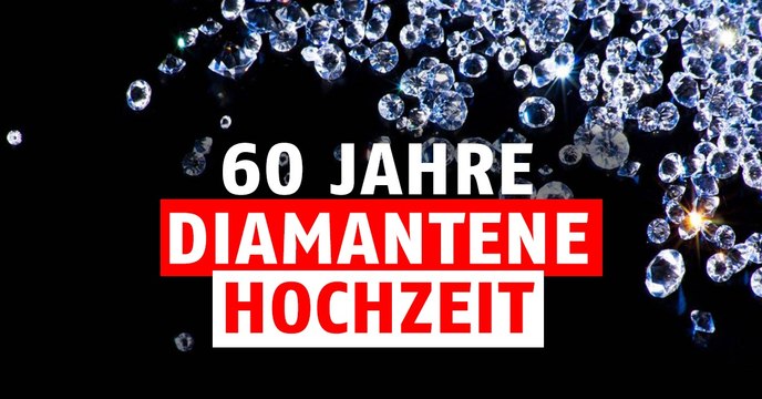 Diamantene Hochzeit / 60. Hochzeitstag: Geschenkidee, Feier, Bedeutung