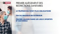 Covid-19 : premier allègement des restrictions sanitaires