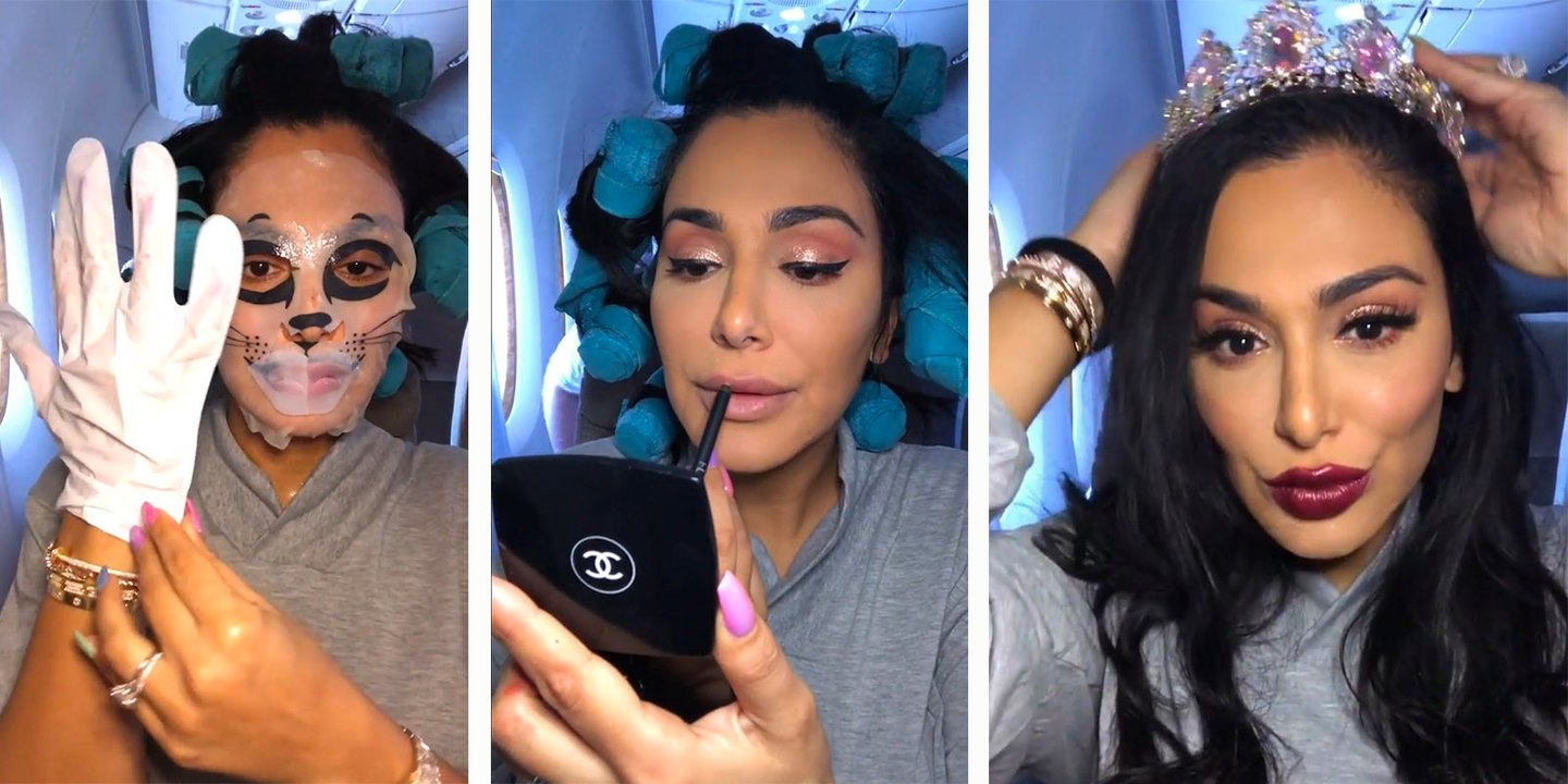 Huda Beauty verrät: So gelingt euch die Schminksession im Flugzeug