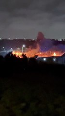 Horror as school goes up in flames in West Yorkshire with emergency services on scene