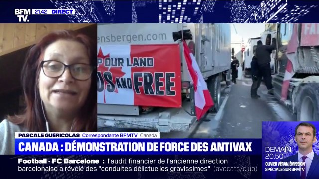 Canada: des convois de camions bloquent la capitale contre les restrictions sanitaires