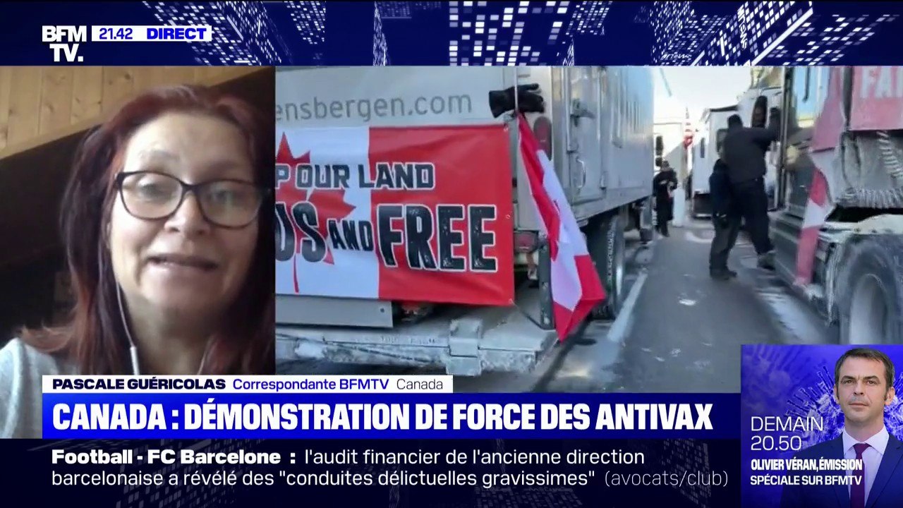 Canada: des convois de camions bloquent la capitale contre les restrictions sanitaires
