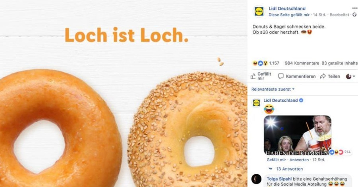 LIDL macht sich mit Bagel-Werbung unbeliebt. Der Slogan spaltet die Gemüter!