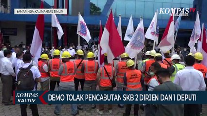 Demo Tolak Pencabutan SKB 2 Dirjen dan 1 Deputi Di Samarinda