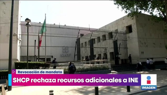 Hacienda rechaza recursos adicionales al INE para la revocación de mandato