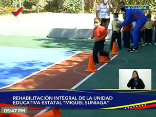 Rehabilitada Unidad Educativa Estatal  "Miguel Suniaga" en el estado La Guaira