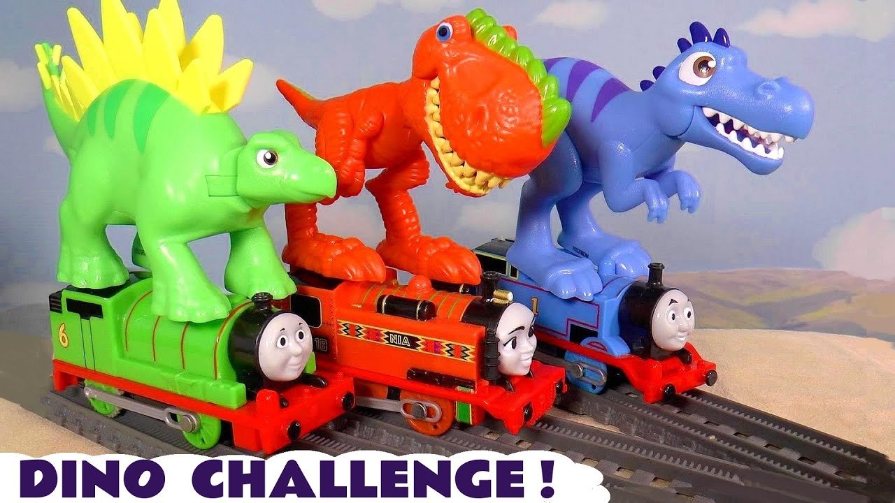 Dinosaur Toys for Kids Challenge with Thomas and Friends pairing up with Dinosaurs for Kids with the Funlings in this Toy Trains 4U Full Episode English Toy Story Video for Kids