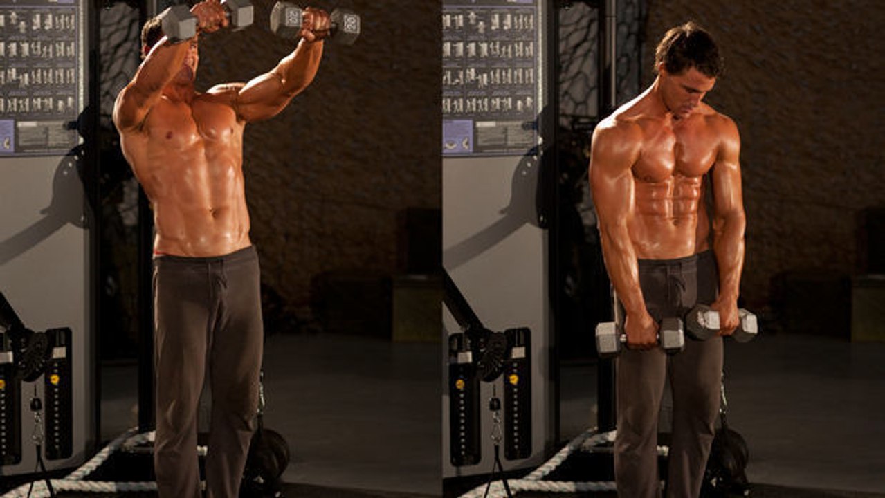 Ein sehr effizientes Hanteltraining für muskulösere Schultern