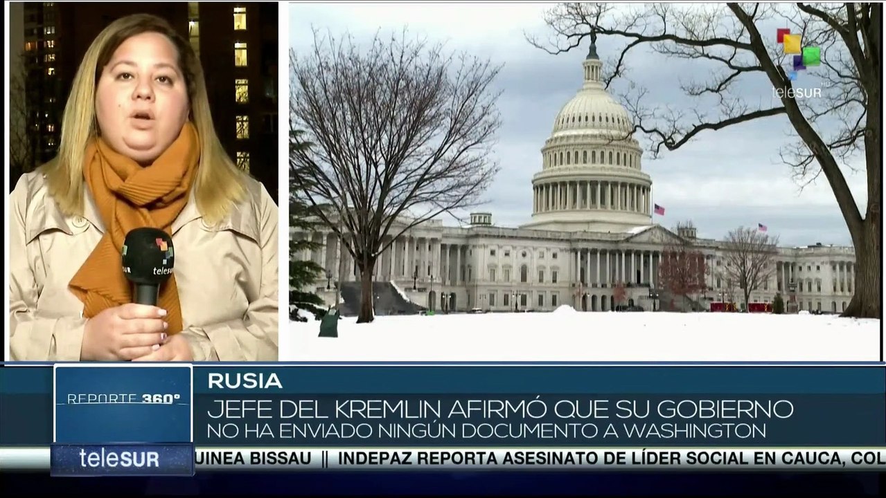 Rusia desmiente afirmaciones de EE.UU. sobre supuesto envío de respuesta a propuestas de seguridad